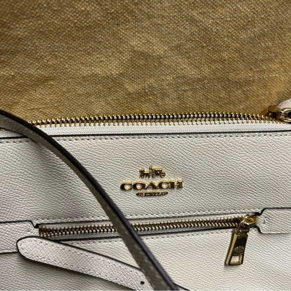 Vintage Coach Purse Womens OS Beige CE871 Mini Rowan File Crossbody Leather Bag - Picture 2 of 8